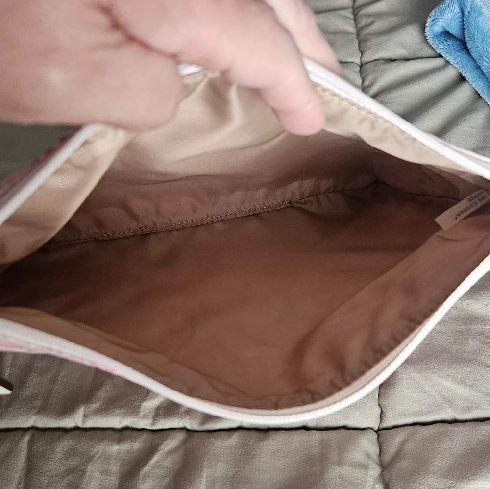 Coach Pink Signature Tote with Matching Pouch - Picture 13 of 13